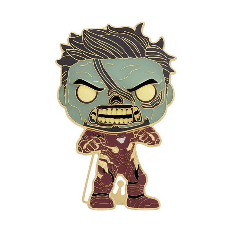 What If - Zombie Iron Man 4in Pop! Enamel Pin
