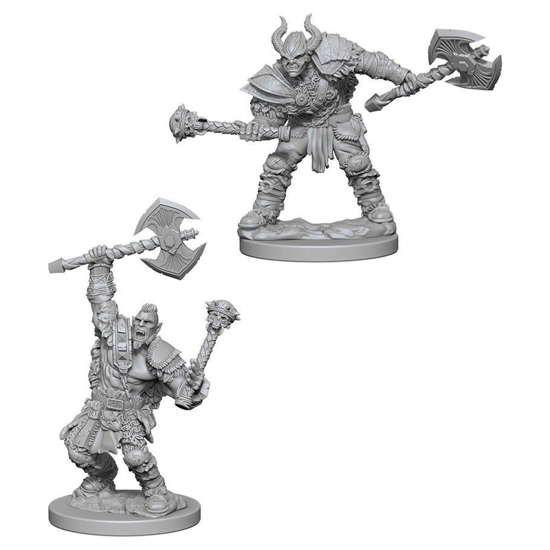 Pathfinder Half Orc Male Barbarian