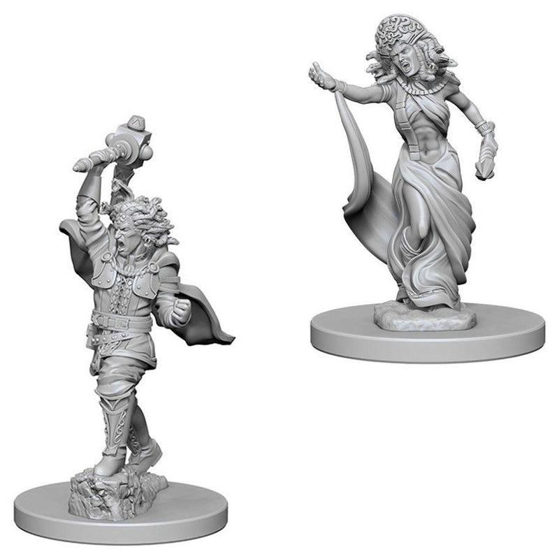 D&D - Unpainted Medusas