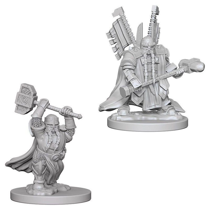 Dungeons & Dragons Nolzur's Marvelous Unpainted Miniatures: Dwarf Male Paladin