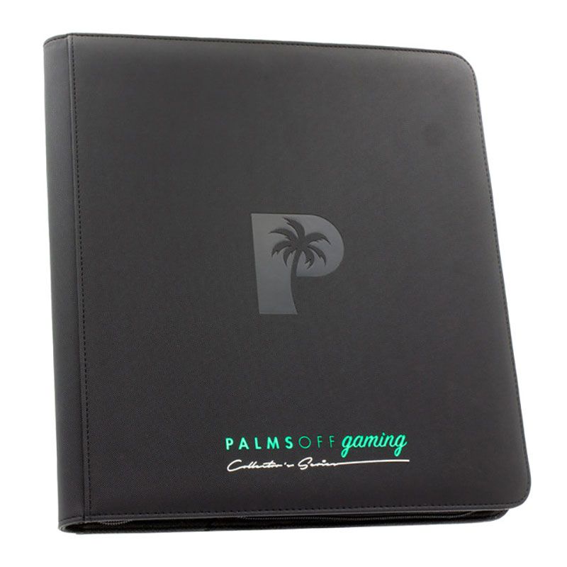 Palms Off Collector's Series 12 Pocket Zip Binder - BLACK