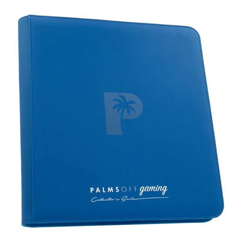 Palms Off Collector’s Series 12 Pocket Zip Binder – BLUE