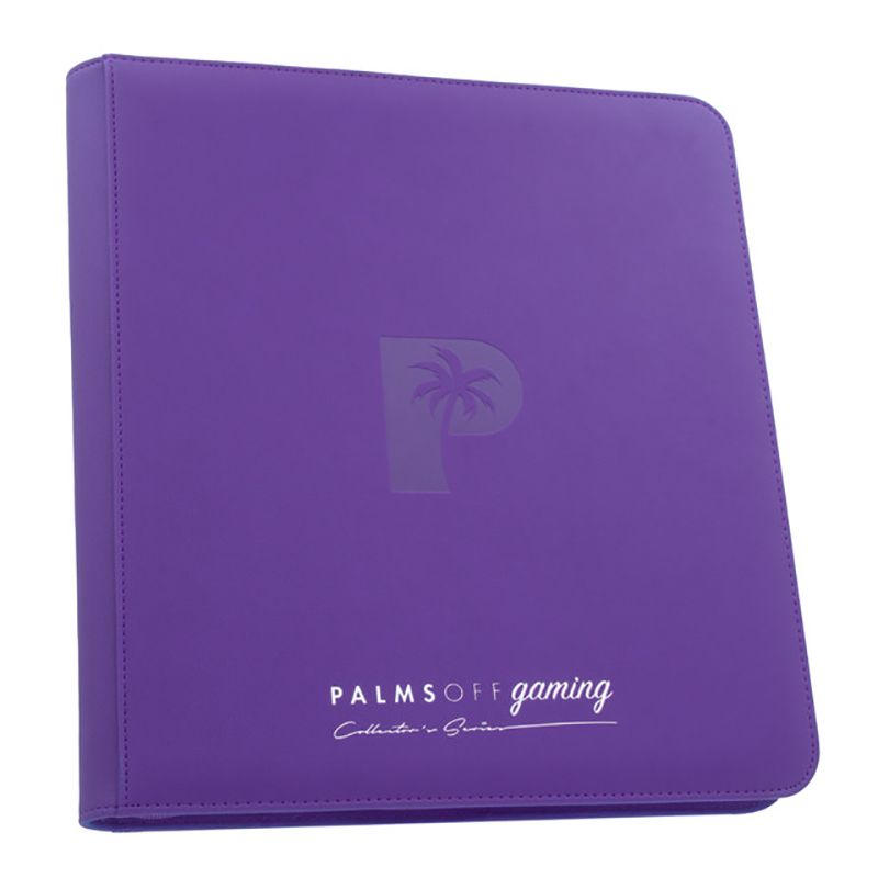 Palms Off Collector’s Series 12 Pocket Zip Binder- PURPLE