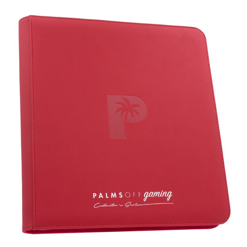 Palms Off Collector’s Series 12 Pocket Zip Binder – RED
