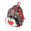 Mickey Mouse - Mickey and Minnie Heart Hands Mini Backpack