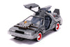 Back to the Future 3 - Time Machine Raw Metal 1:24 Scale Hollywood Ride
