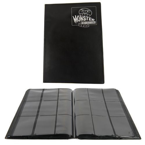 MONSTER 9-Pocket Folder Black Matte