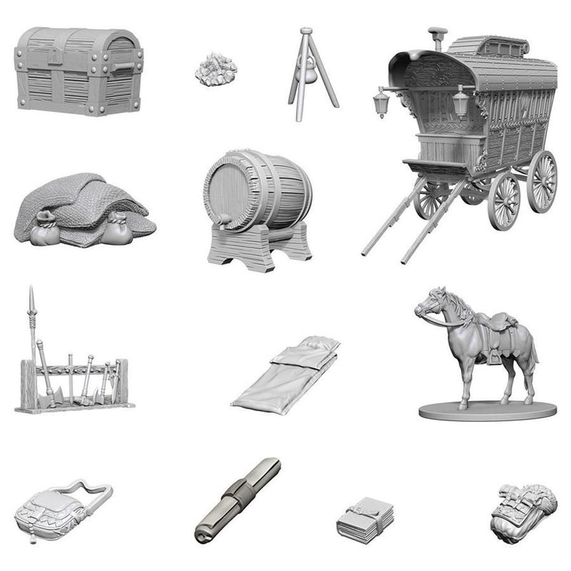 Wizkids Games Dungeons & Dragons - Nolzur's Marvelous Unpainted Minis (Adventurer's Campsite)