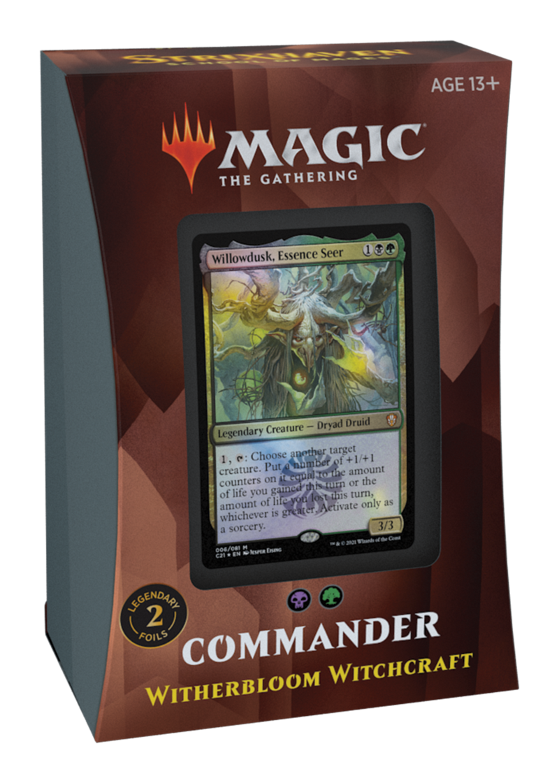 Magic: The Gathering - Strixhaven: School of Mages Witherbloom Witchcraft Commander Deck