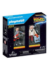 Back to the Future - Marty McFly and Dr. Emmett Brown 6pc Playmobil Set