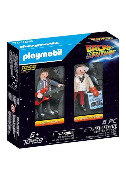 Back to the Future - Marty McFly and Dr. Emmett Brown 6pc Playmobil Set