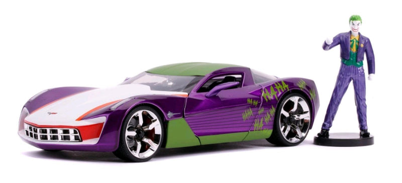 Batman - Joker 2009 Corvette 1:24 Scale Hollywood Ride