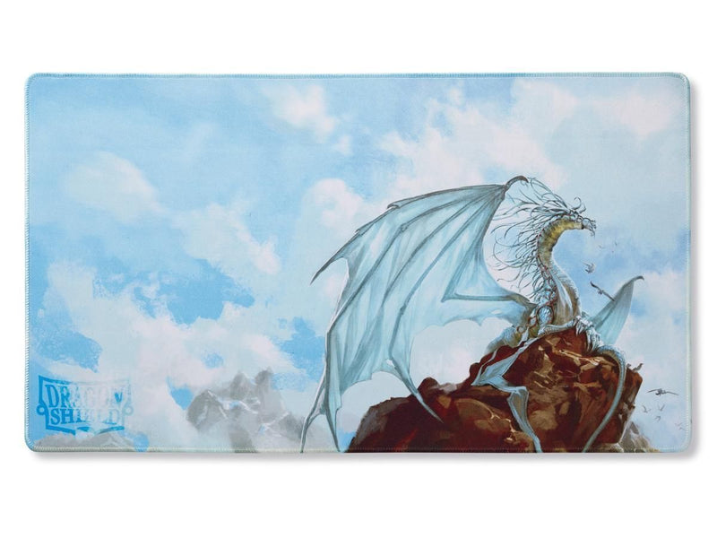 Playmat - Dragon Shield - Case and Coin - Silver Caelum