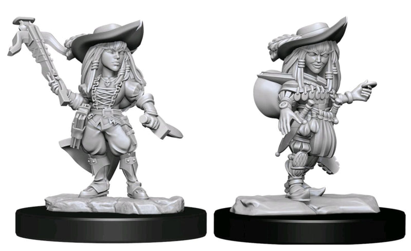Pathfinder - Deep Cuts Unpainted Miniatures: Gnome Bard Female