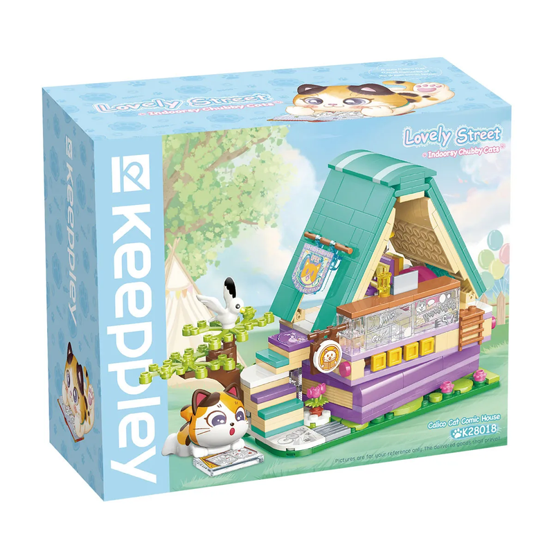 Keeppley: Lovely Street Kit - Calico Cat Comic House