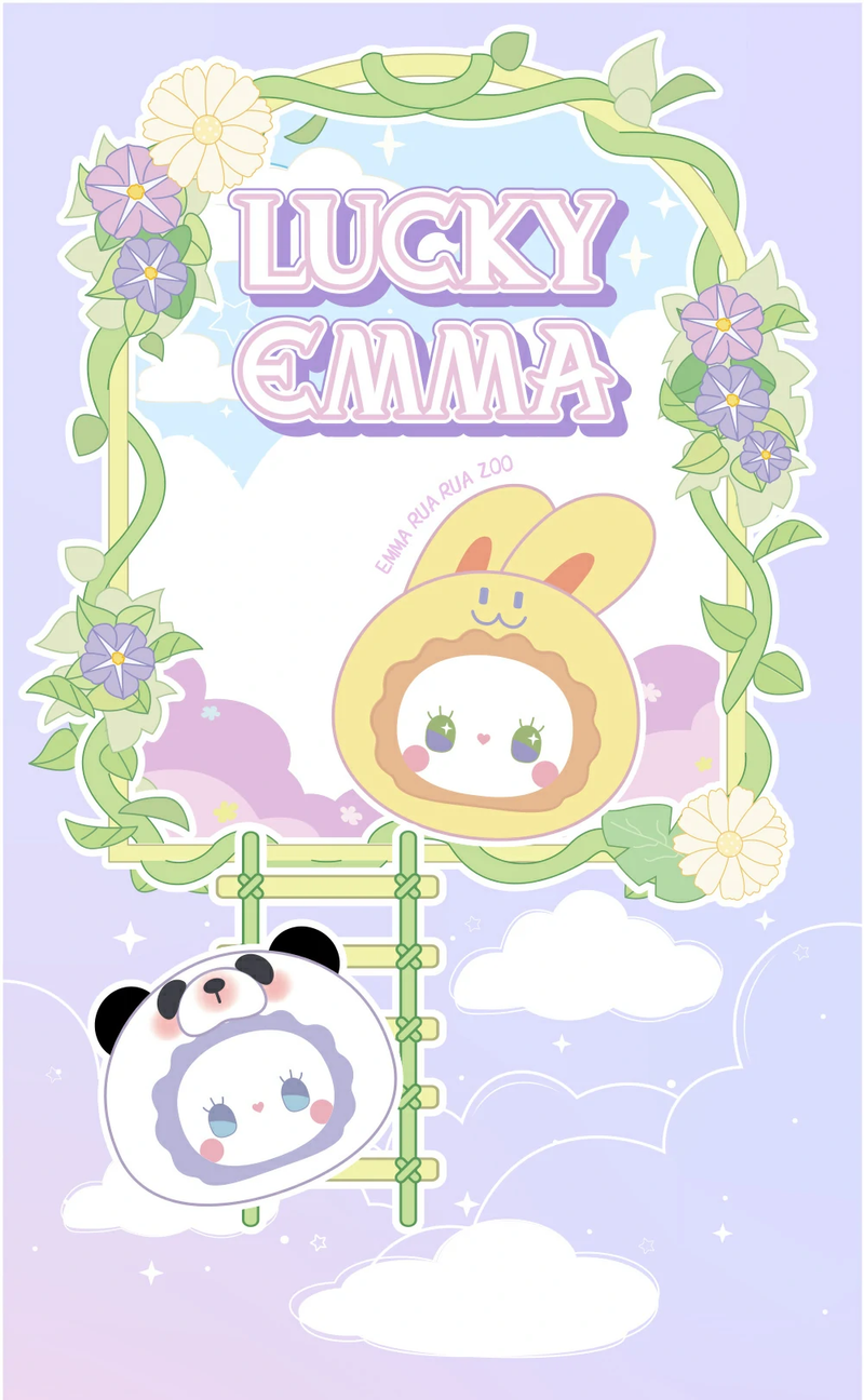 Lucky Emma: Rua Rua Zoo Scented Plush Keychain Series Blind Box