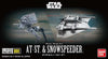 Star Wars - Vehicle Model 008 AT-ST and Snow Speeder Model Kit