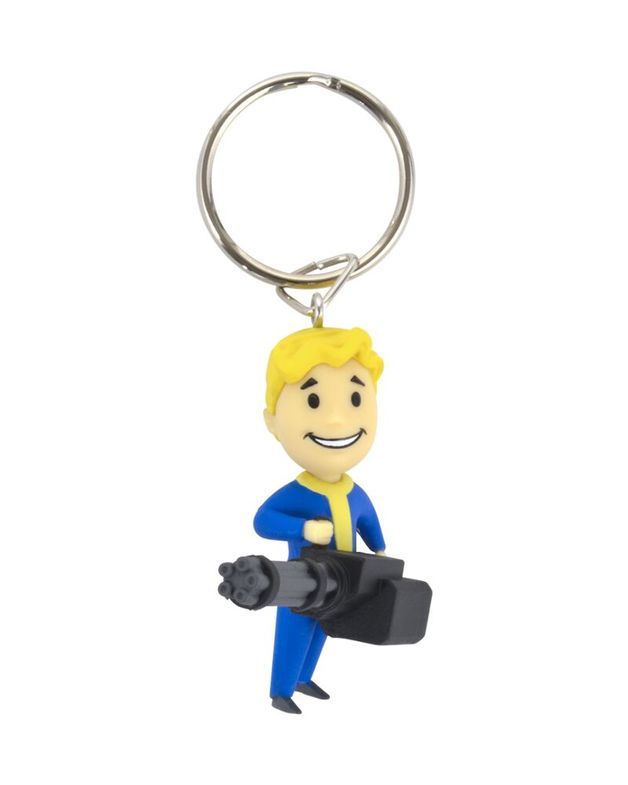 Fallout 76 Vault Boy Big Guns 3D Keychain