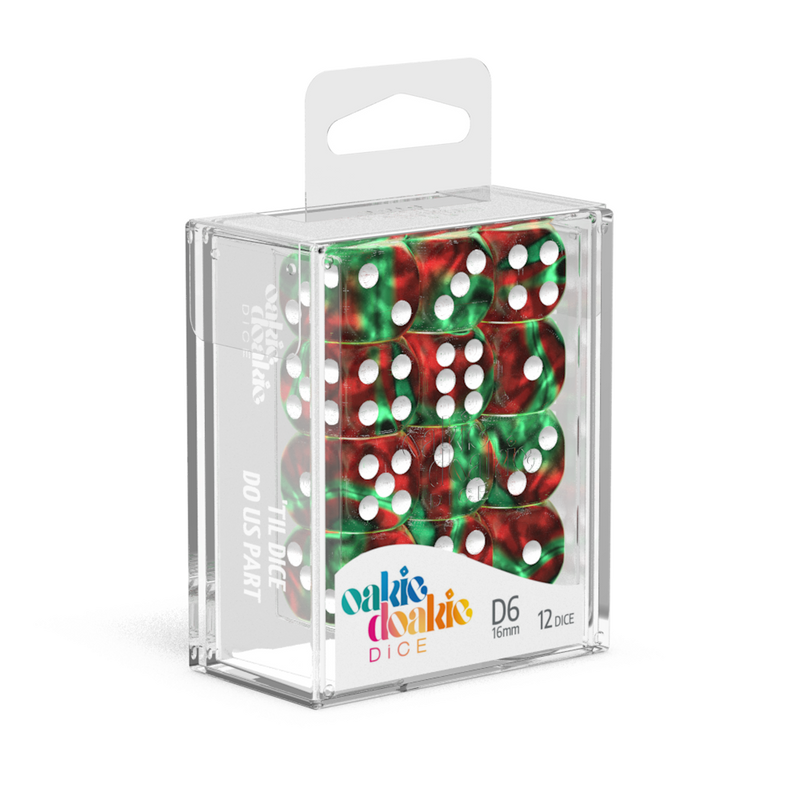 Oakie Doakie Dice D6 16mm GemiDIce - Bloody Jungle