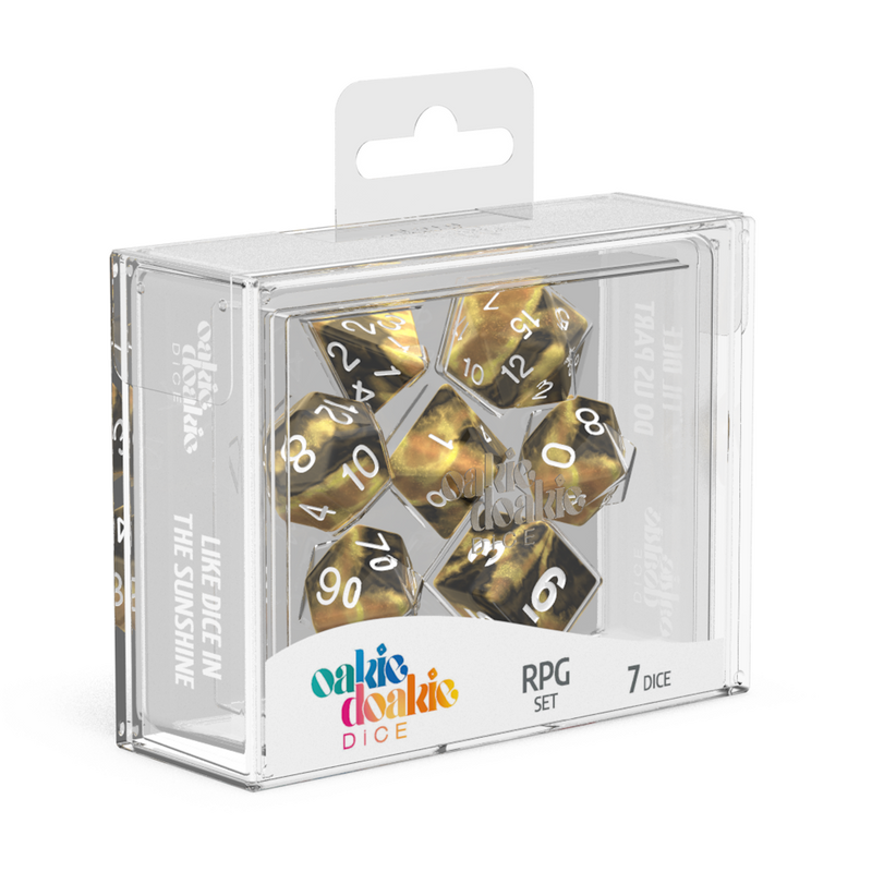 Oakie Doakie Dice RPG Set GemiDice - Hornet (7)