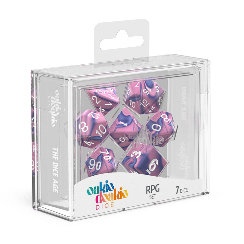 Oakie Doakie Dice RPG Set GemiDice - Venus (7)