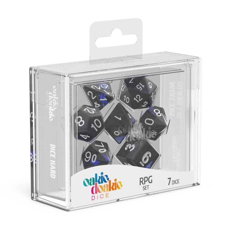 Oakie Doakie Dice RPG Set Enclave - Sapphire (7)