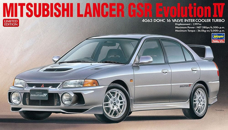1/24 Mitsubishi Lancer GSR Evolution IV Model Kit