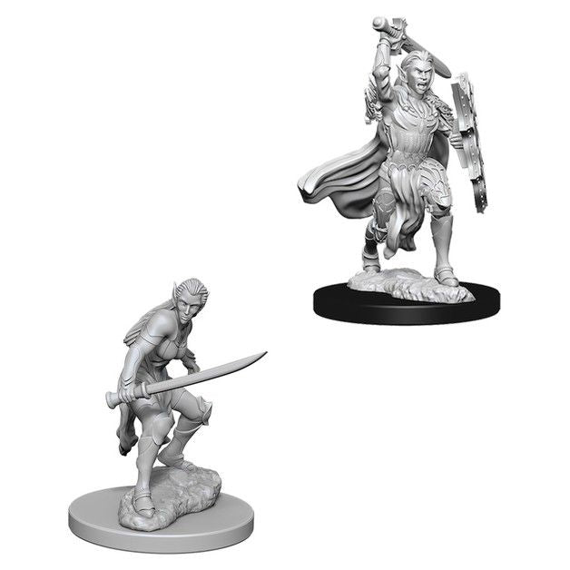 Dungeons & Dragons - Nolzur's Marvelous Unpainted Minis: Elf Female Fighter