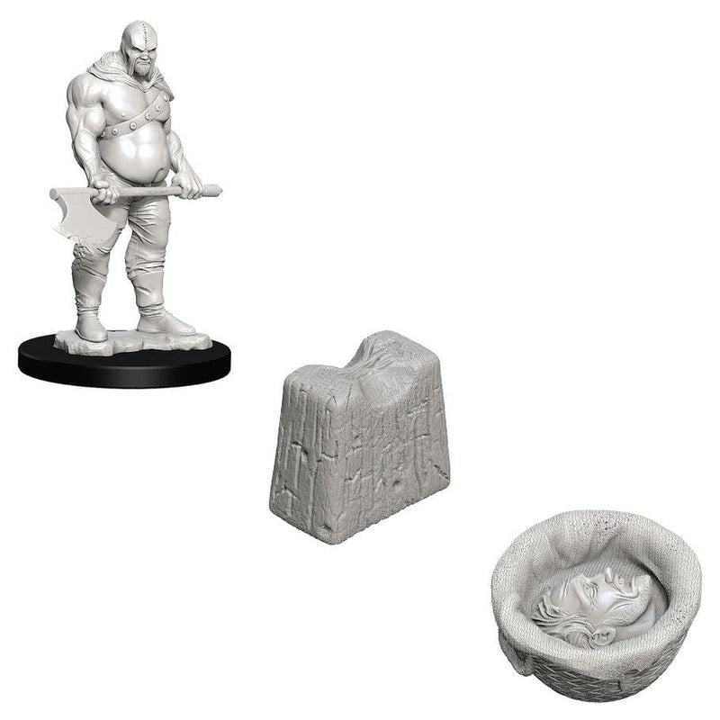 Wizkids - Deep Cuts Unpainted Miniatures: Executioner & Chopping Block