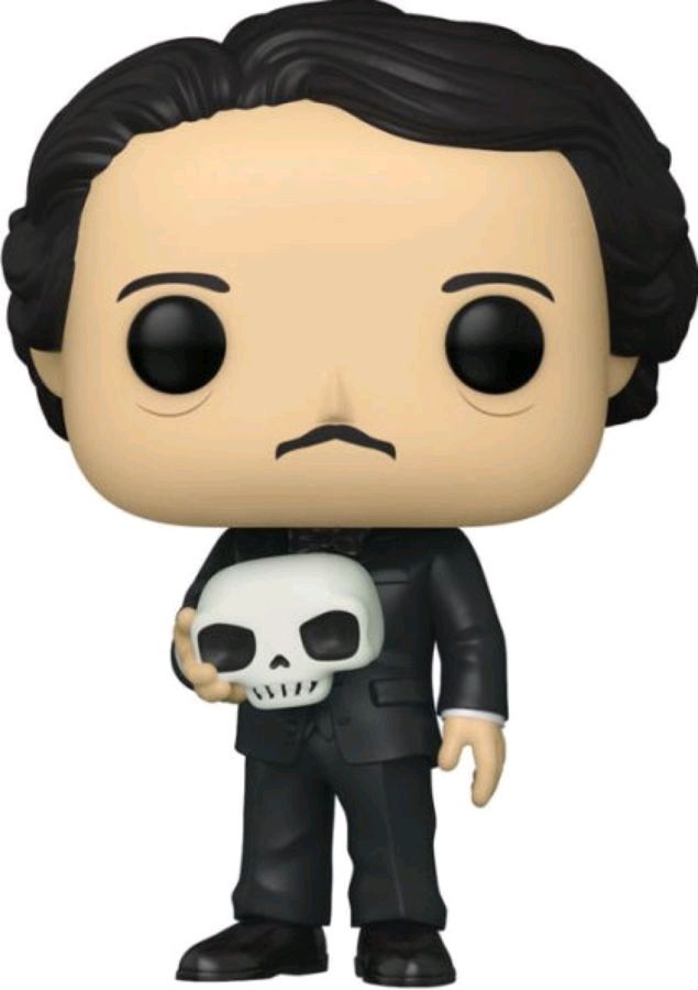 Icons - Edgar Allen Poe with Skull Glow US Exclusive Pop! Vinyl [RS]