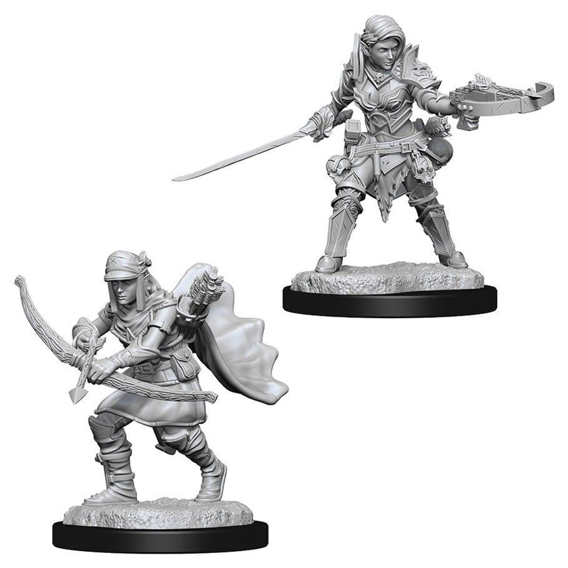 Pathfinder - Deep Cuts Unpainted Female Half-Elf Ranger