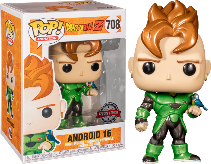 Dragon Ball Z - Android 16 Metallic US Exclusive Pop! Vinyl Figure