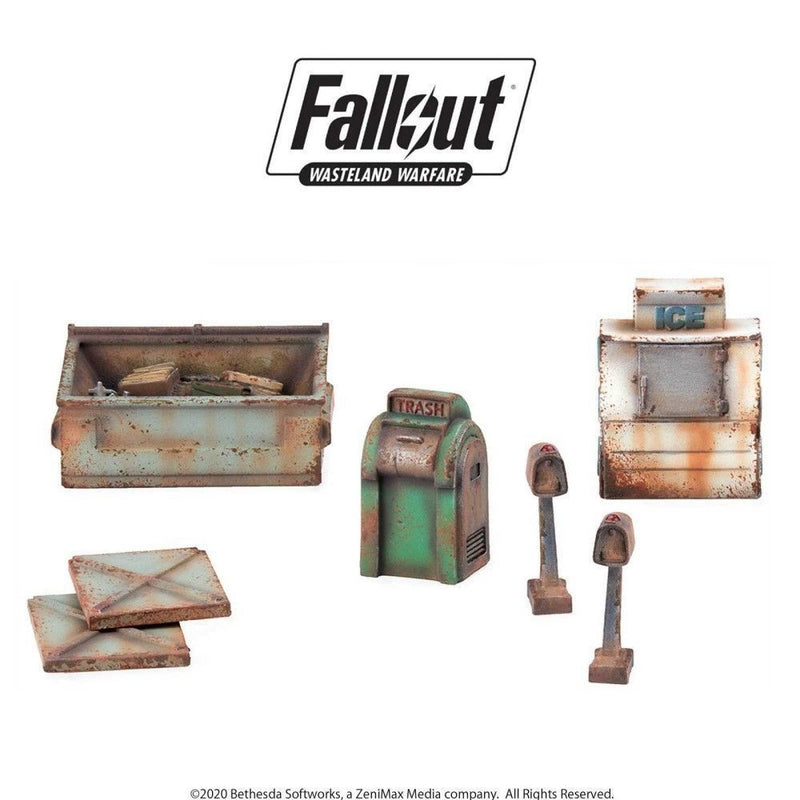 Fallout Wasteland Warfare Boston Street Scatter