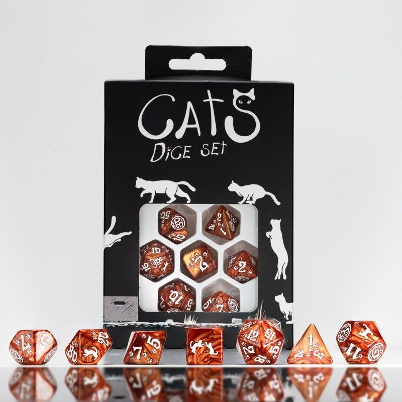 Q Workshop - Cats Dice Set: Muffin