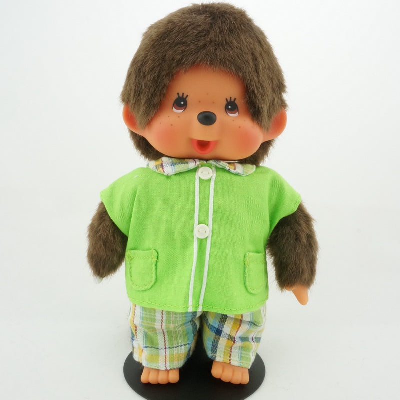 Monchhichi: Boy in Green Plaid Shirt (20cm)