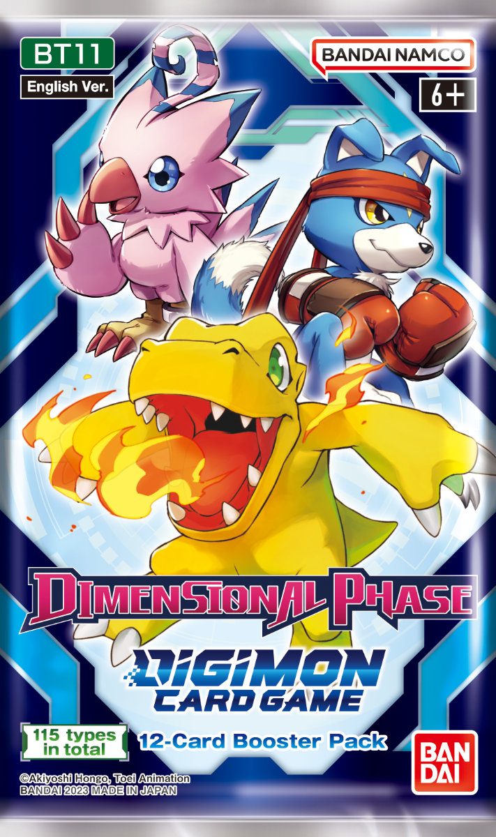 Digimon Card Game Dimensional Phase BT11 Booster(Single)