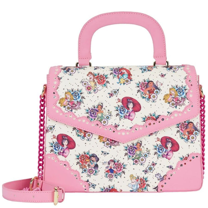 Disney Princesses - Floral Tattoo Crossbody