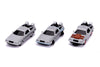Back to the Future - Nano Hollywood Rides Delorean 3 Pack