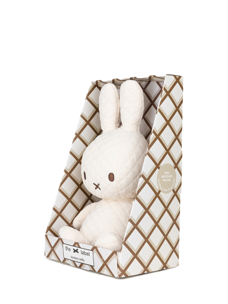 Miffy: Bon Bon Miffy Sitting in Giftbox Plush - Cream