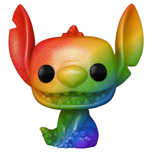 Lilo & Stitch - Stitch Rainbow Pride Diamond Glitter (US Exclusive) Pop! Vinyl Figure