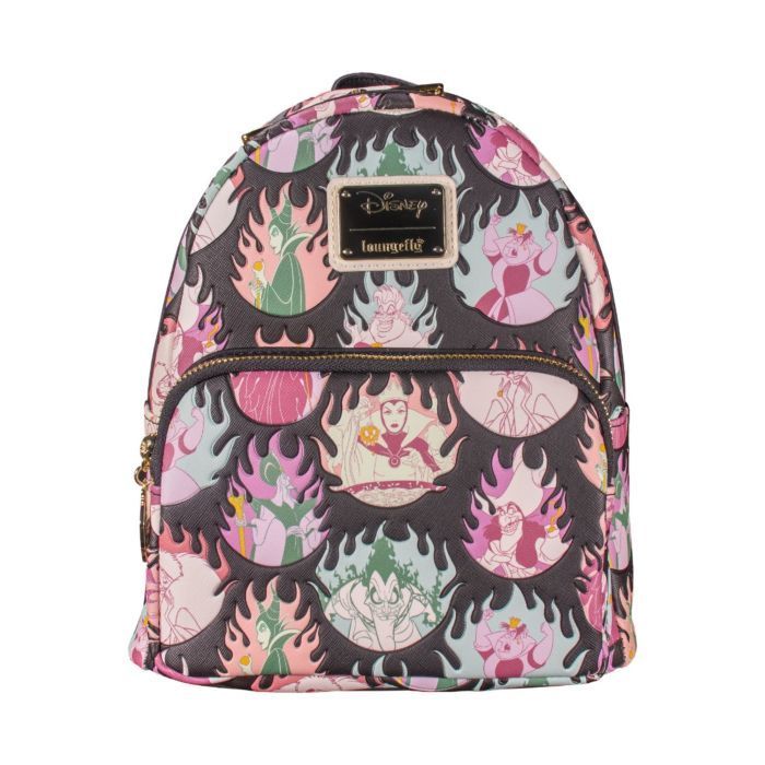 Disney - Villains Pastel Flames Mini Backpack