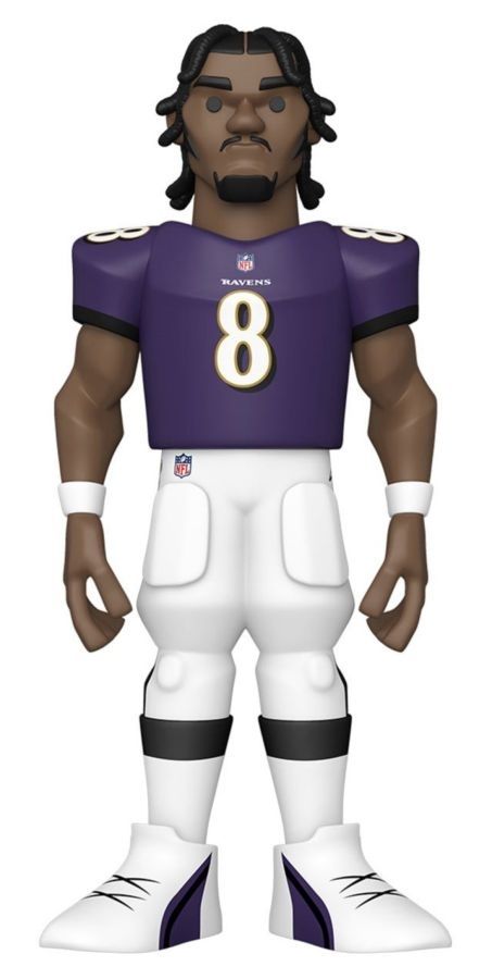 NFL: Ravens - Lamar Jackson (Chance of Chase) 12in Vinyl Gold Figure