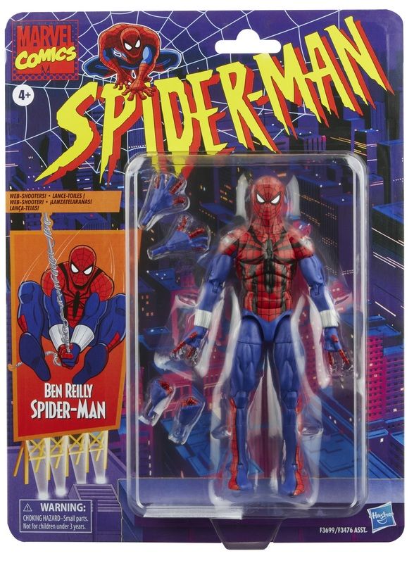 Spider-Man - Retro Marvel Legends Ben Reilly Spider-Man 6 Inch Action Figure