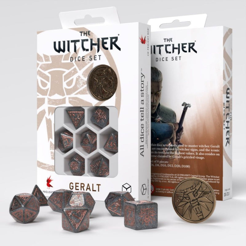 Q Workshop – The Witcher Dice Set. Geralt – Price of Neutrality