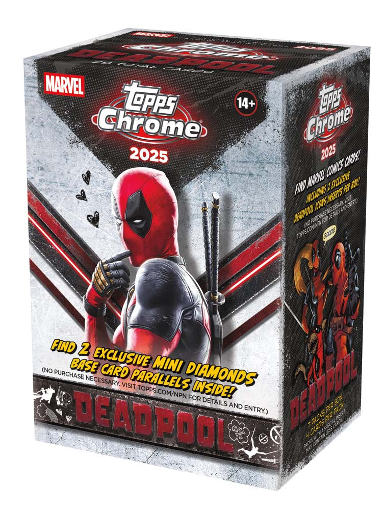 Topps: Marvel Deadpool Chrome 2025 Value Box
