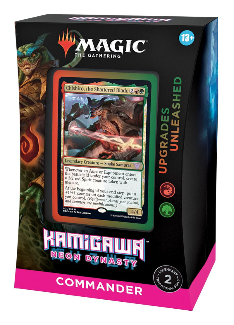 Magic The Gathering - Kamigawa Neon Dynasty Commander Deck: Upgrades Unleashed