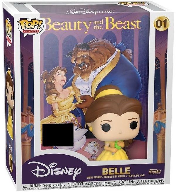 Beauty and the Beast - Belle with Mirror (US Exclusive) Pop! VHS Cover