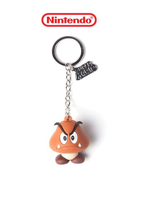 Nintendo - Goomba Rubber 3D Keychain