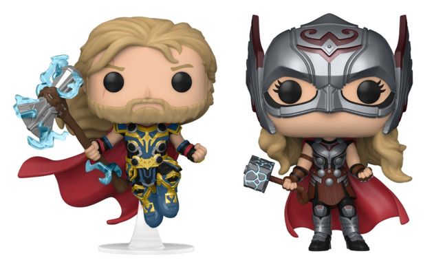 Thor 4: Love and Thunder - Thor & Mighty Thor (US Exclusive) Pop! Vinyl Figure 2 Pack
