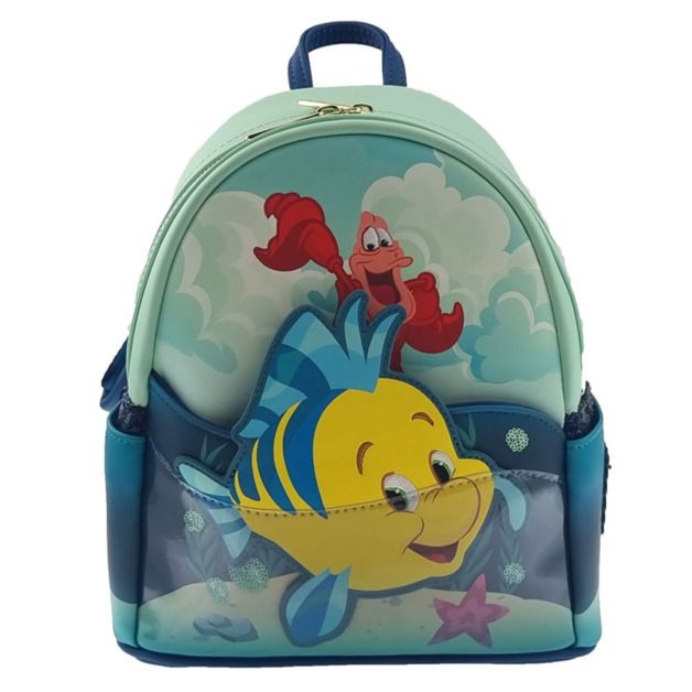 The Little Mermaid (1989) - Flounder and Sebastian Backpack